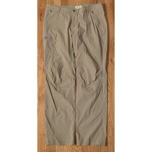 Ultimate Terrain Hiking Pants Women’s 12 Beige Nylon Stretch Cargo